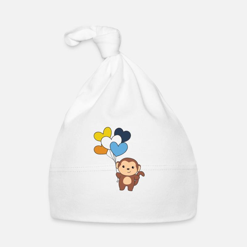 Aroace Flagge Ballon Herzen Pride LGBTQ Affe Baby Bio-Mütze