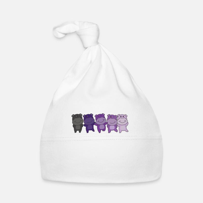 Enbian Flag Pride LGBTQ süße Hippo Baby Bio-Mütze