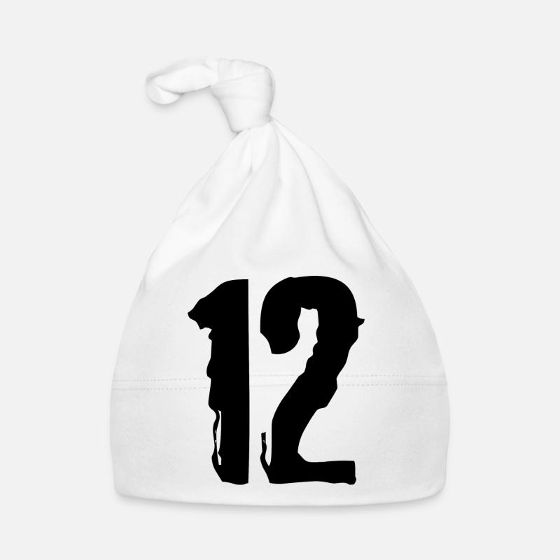 12 number jersey Organic Baby Cap