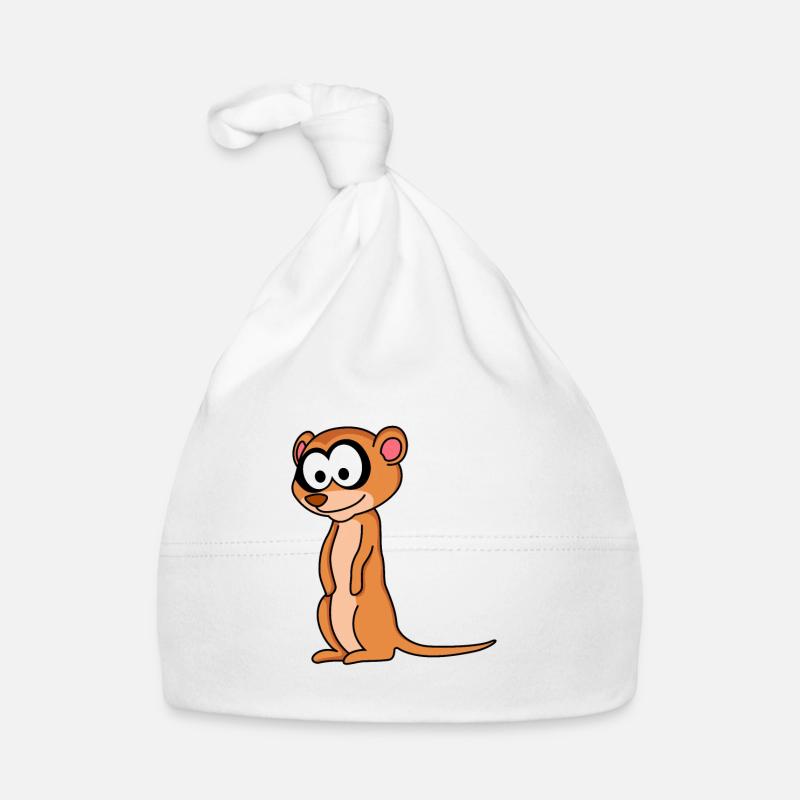 Suricate Comic Animal Bonnet bio Bébé