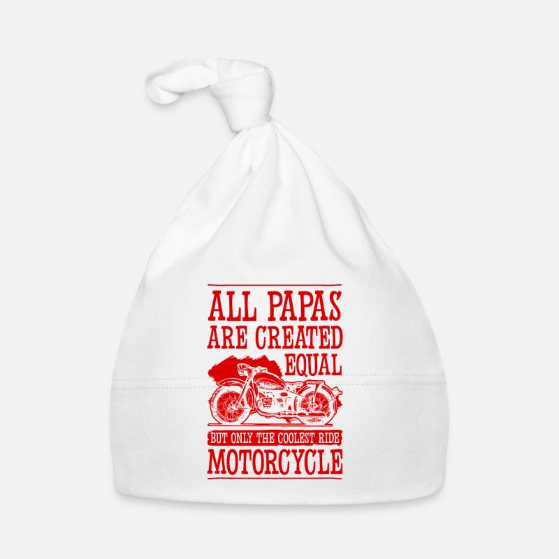 Papa Motorrad Baby Bio-Mütze