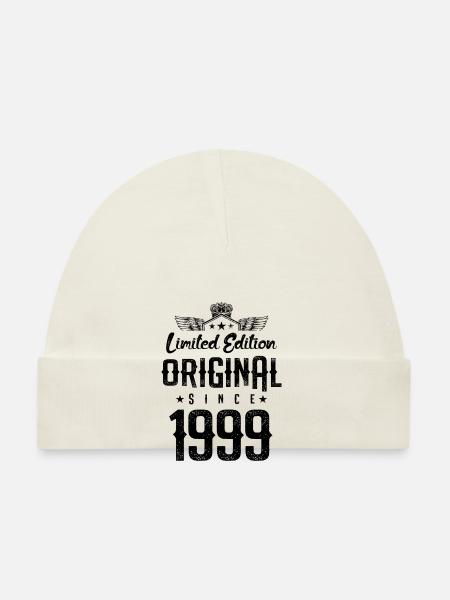 Édition limitée 1999 - Bonnet bio Bébé - blanc - Devant