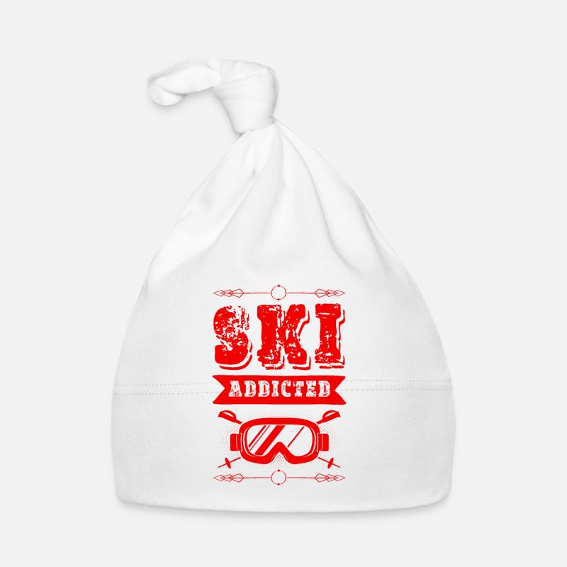 Ski Addicted Organic Baby Cap