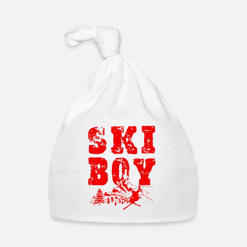 Ski Boy Baby Bio-Mütze