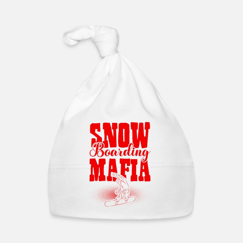 Snowboarding Mafia Organic Baby Cap