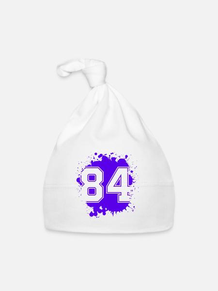 84 Nombre d’objets blob - Bonnet bio Bébé - blanc - Devant