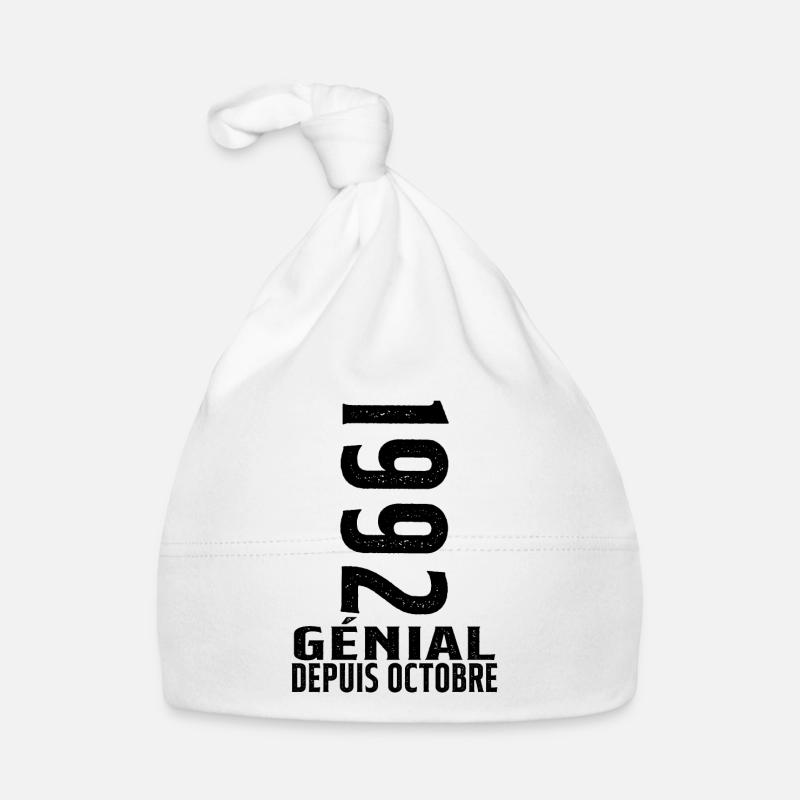 Génial(e) Depuis Octobre 1992 Bonnet bio Bébé