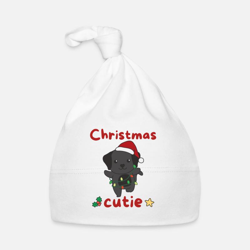 Chien de Noël Labrador Mignon de Noël Bonnet bio Bébé