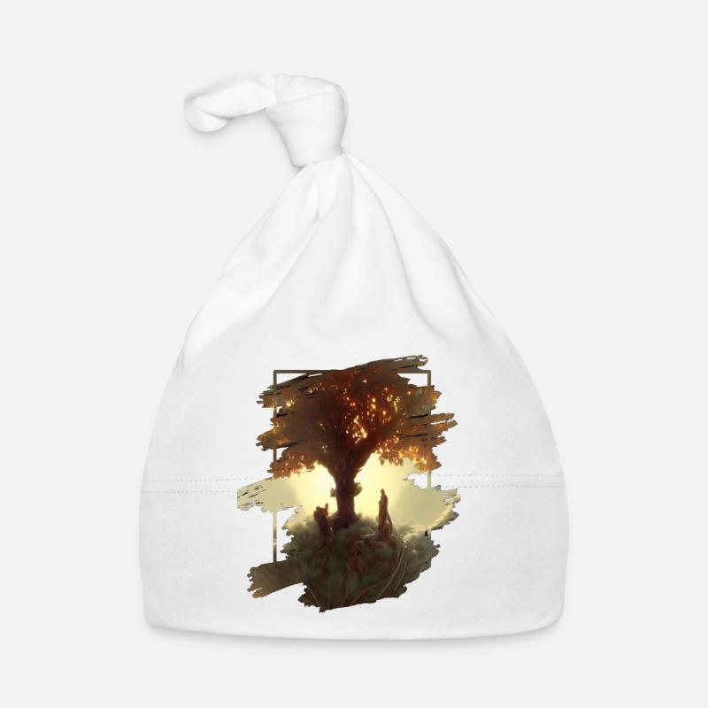 Levensboom Bio-muts voor baby's