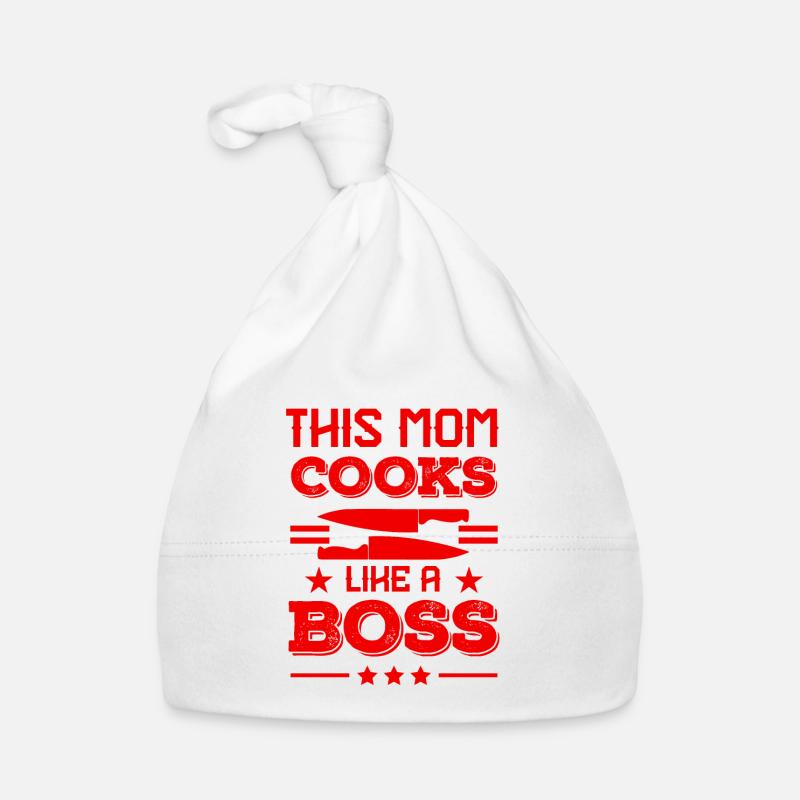 mama kocht wie ein boss Baby Bio-Mütze