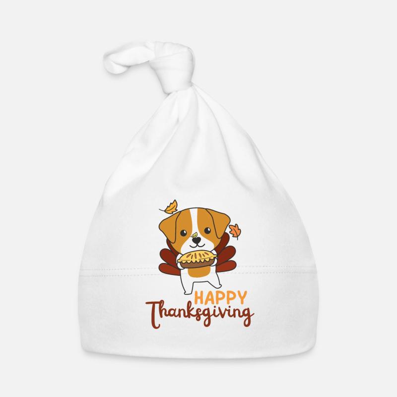 thanksgiving day outfits turkey jack Russell Pie Organic Baby Cap