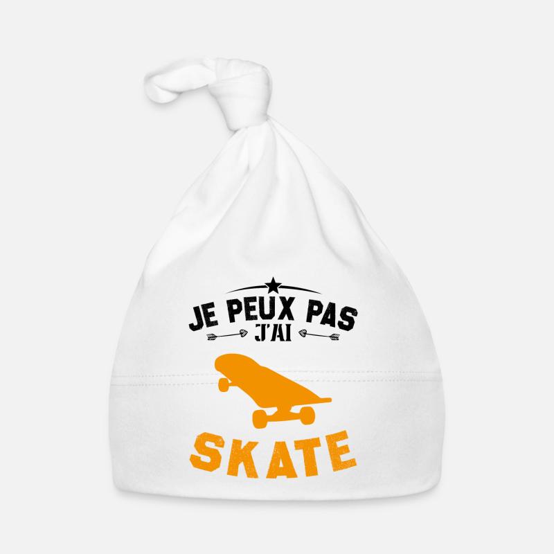 Je Peux Pas J'ai Skate Bonnet bio Bébé