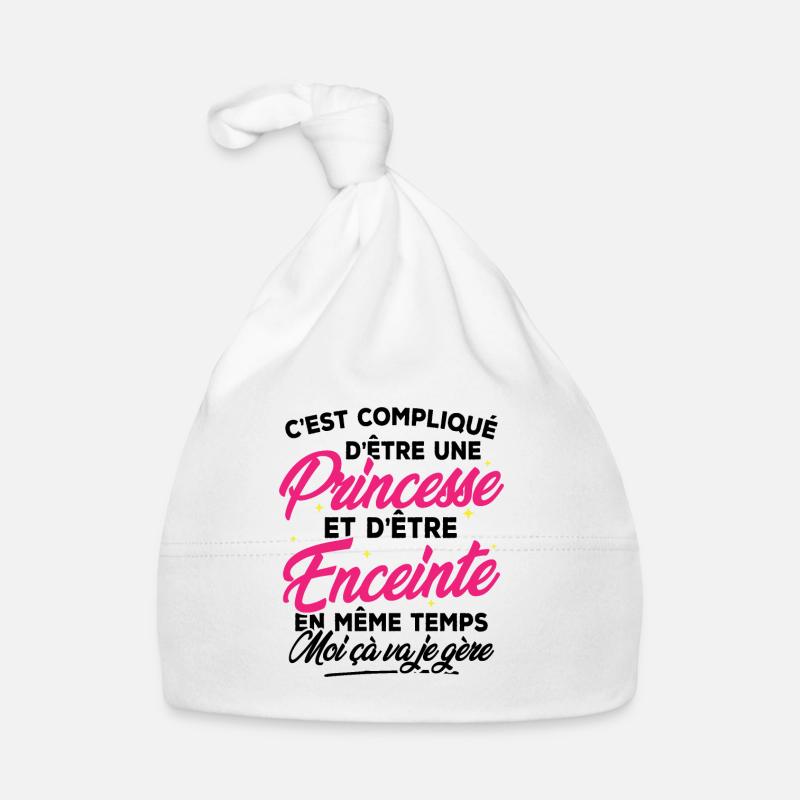 Une Princesse et Enceinte Bonnet bio Bébé