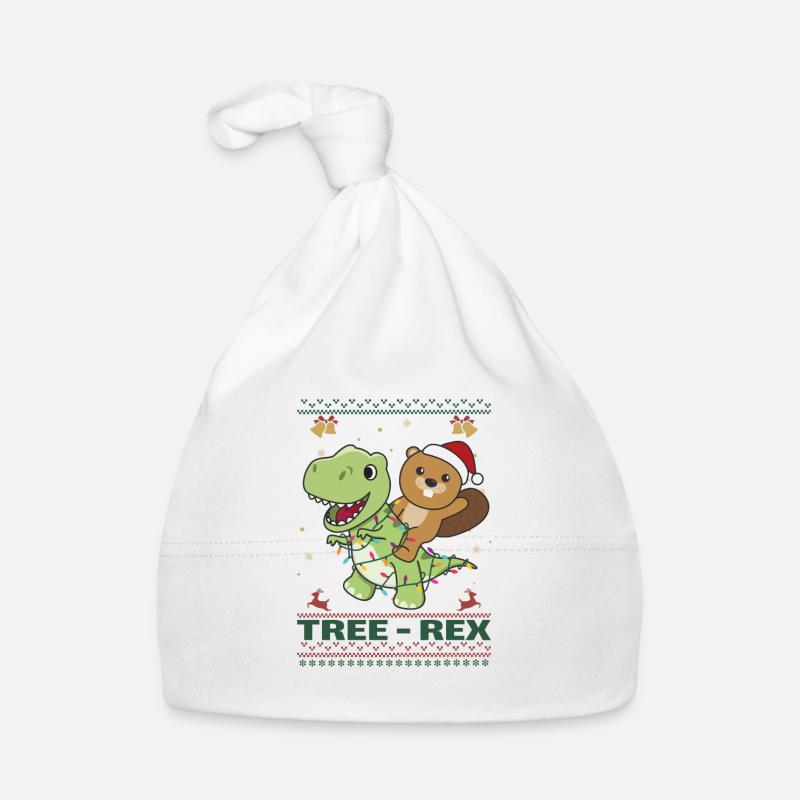 Merry Christmas ugly christmas Biber Tree Rex Baby Bio-Mütze