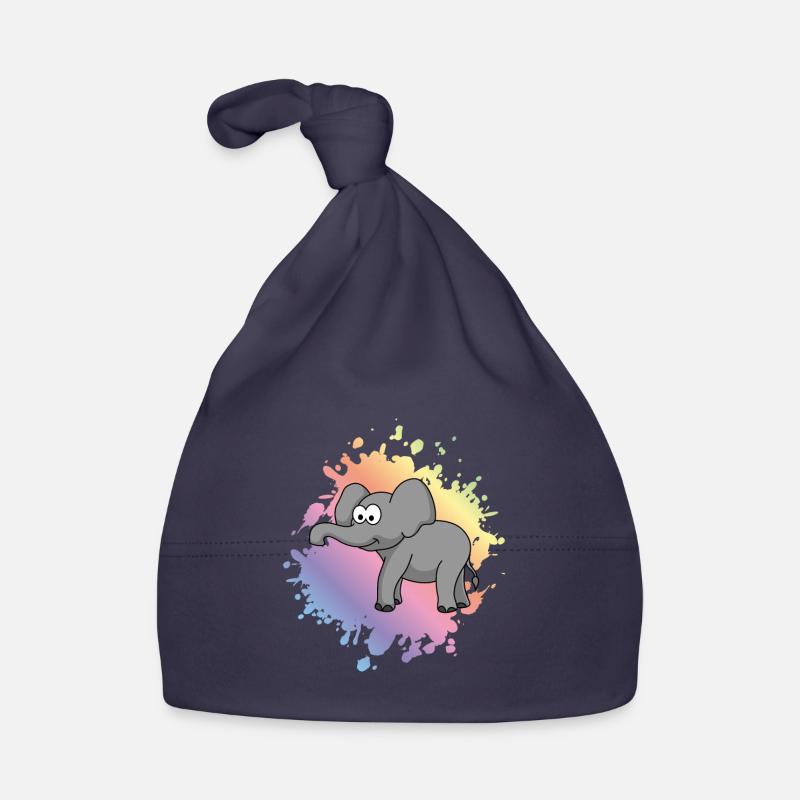 Elephant Comic Organic Baby Cap