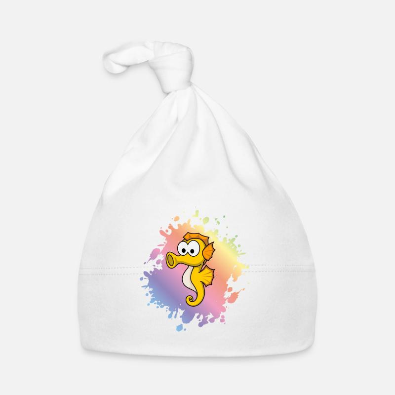 Hippocampe Comic Animal Bonnet bio Bébé