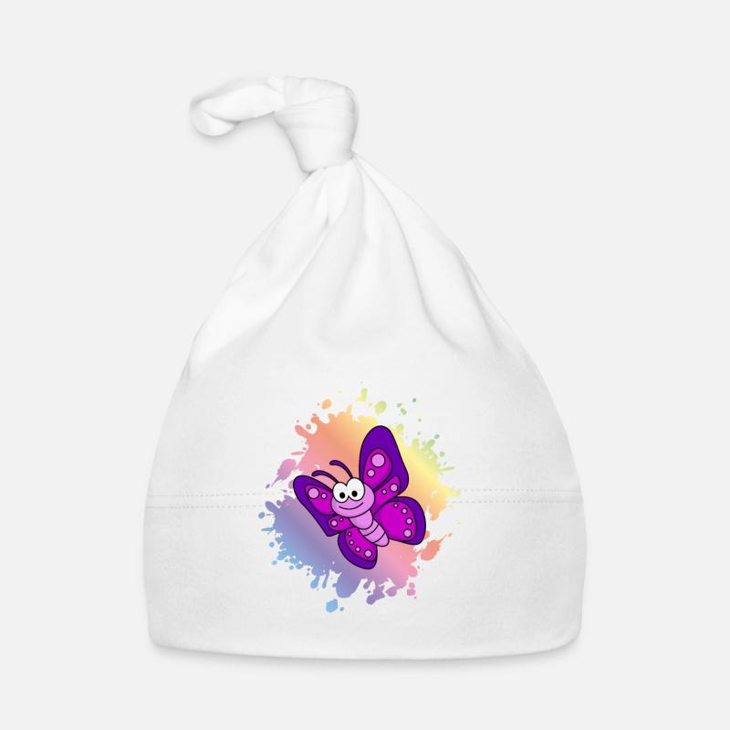 Papillon Comic Animal Bonnet bio Bébé