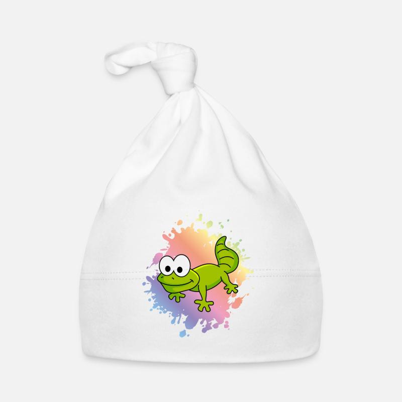 Gecko Comic Animal Organic Baby Cap