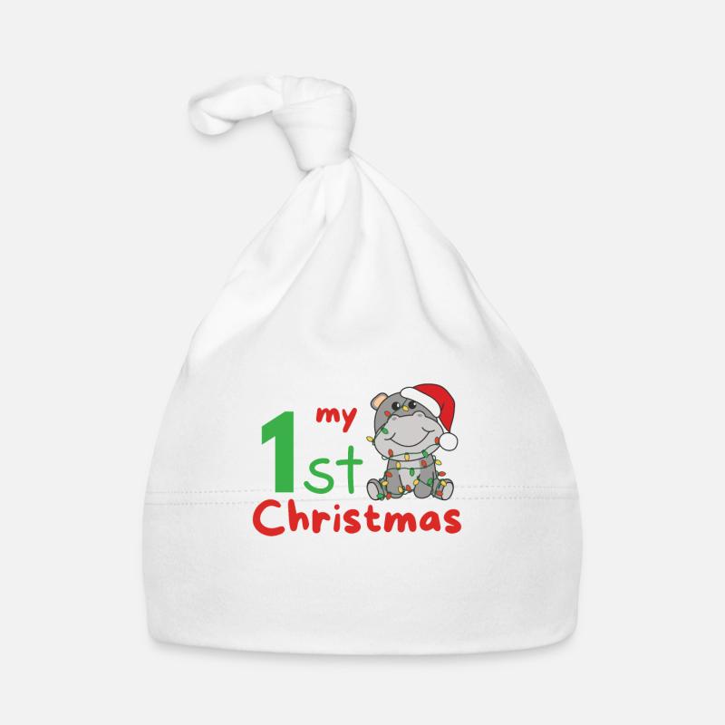 Hippo Noël Cheval mon 1er Noël Bonnet bio Bébé
