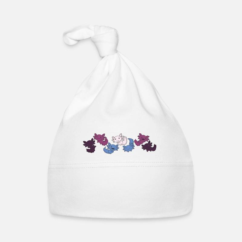Drapeau non conforme Fierté LGBTQ Axolotl Bonnet bio Bébé