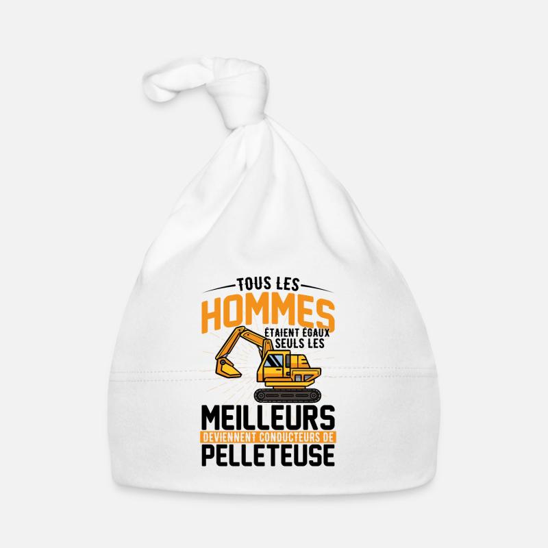 Les meilleurs deviennent conducteurs de pelleteuse Bonnet bio Bébé