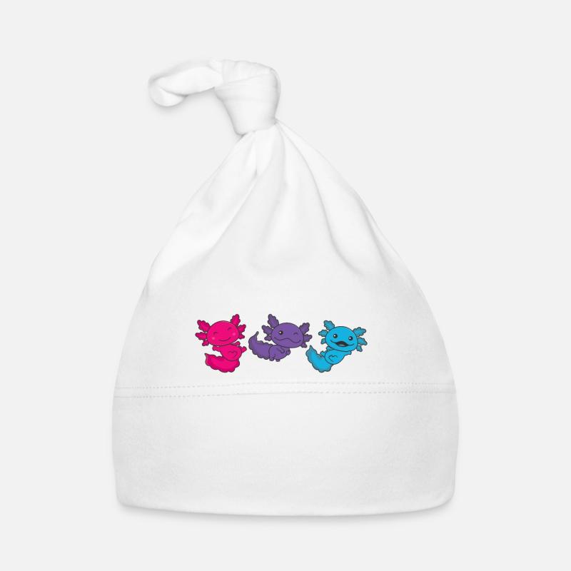 Androgyn Flag Pride LGBTQ Axolotl Baby Bio-Mütze