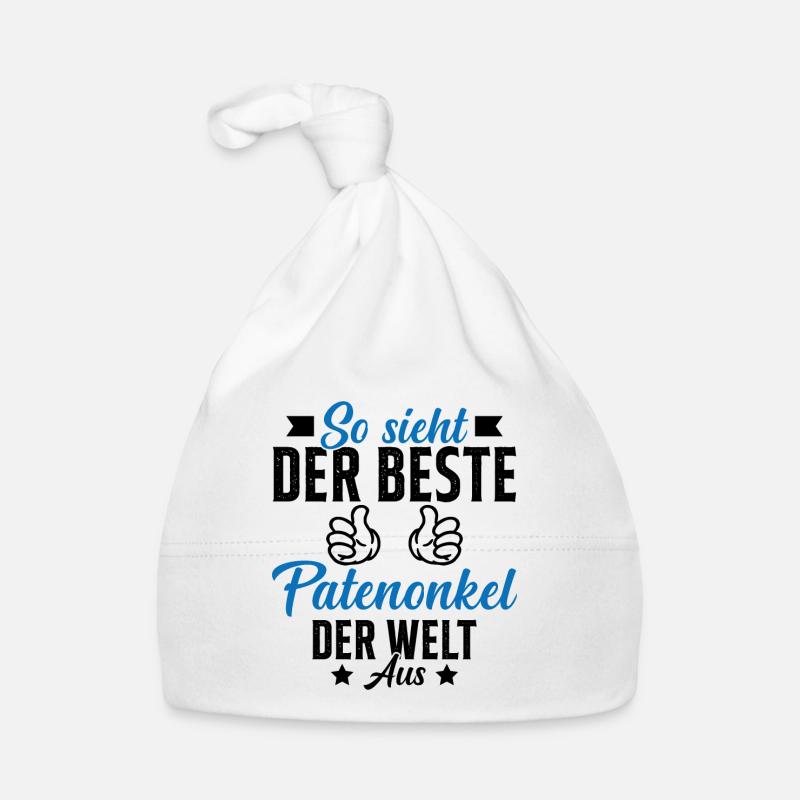 so sieht der beste patenonkel der welt aus Baby Bio-Mütze