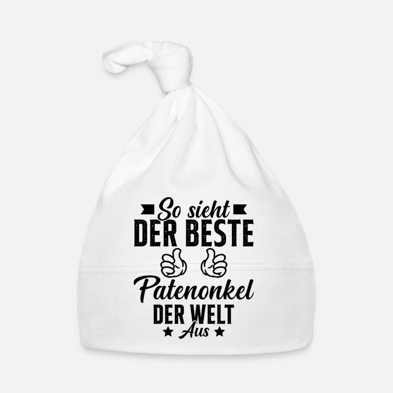 so sieht der beste patenonkel der welt aus Baby Bio-Mütze