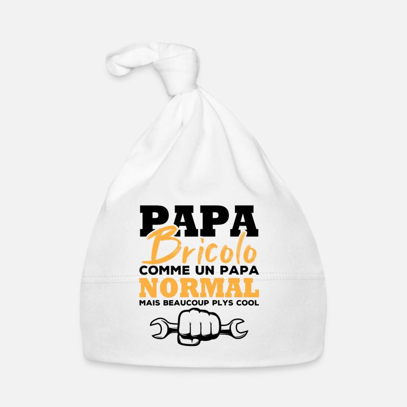 Papa bricolo comme un papa normal Bonnet bio Bébé