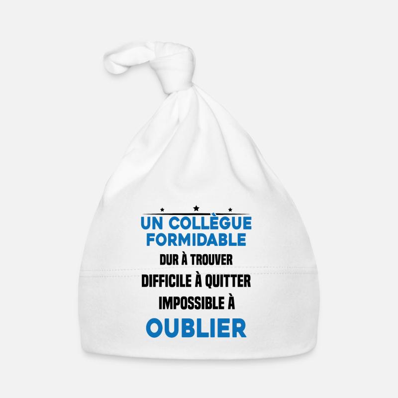 Collègue formidable dur à trouver Cadeau Bonnet bio Bébé