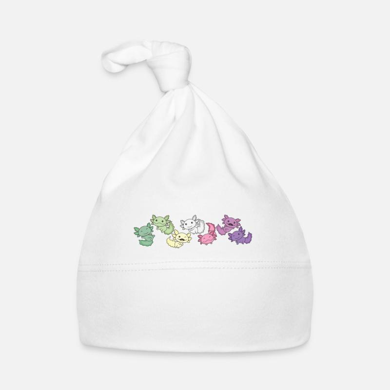 genderfae Flag Pride LGBTQ Axolotl Baby Bio-Mütze