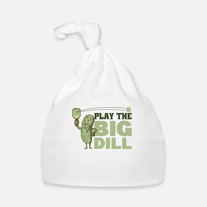 Playing Pickleball is the big dill Essiggurken Pun Baby Bio-Mütze