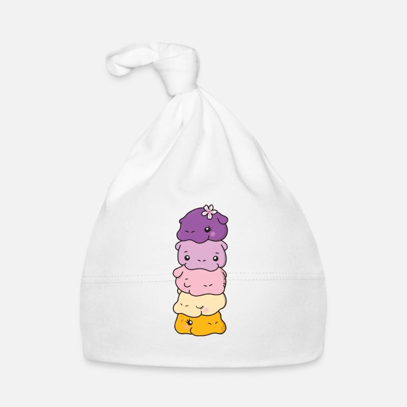 Trixic Flag Pride LGBTQ süße Hippo Baby Bio-Mütze