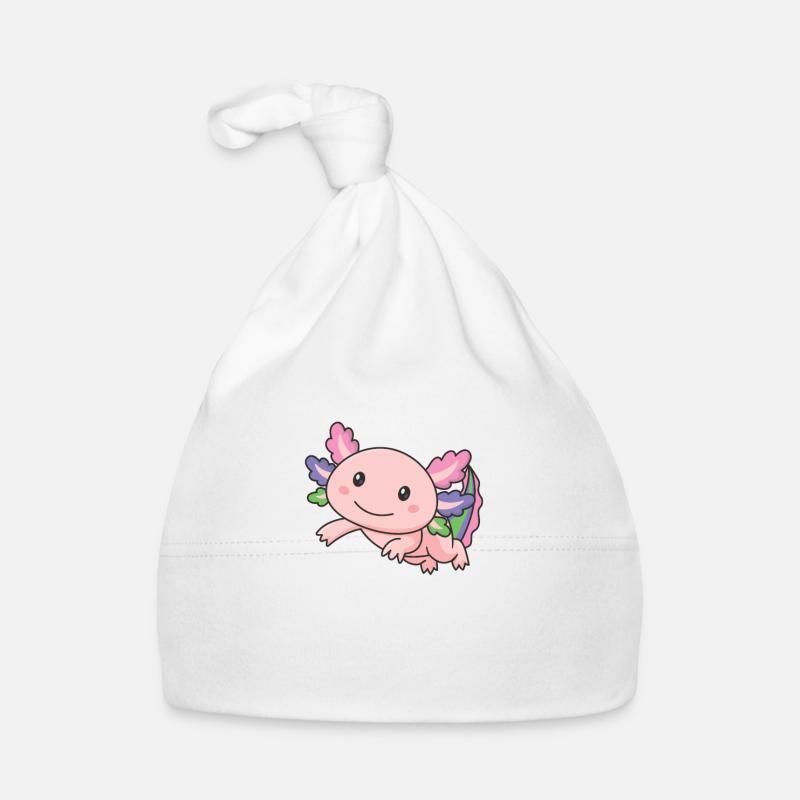 Drapeau trigenre Pride LGBTQ Axolotl Bonnet bio Bébé