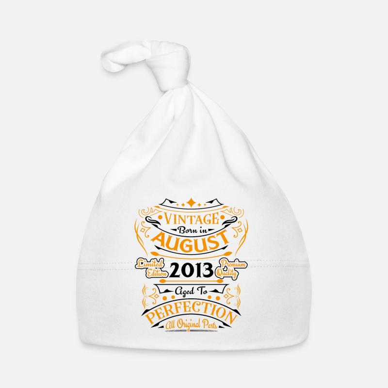 August 2013 Jubiläum 2013 Geburtstagsgeschenk Baby Bio-Mütze