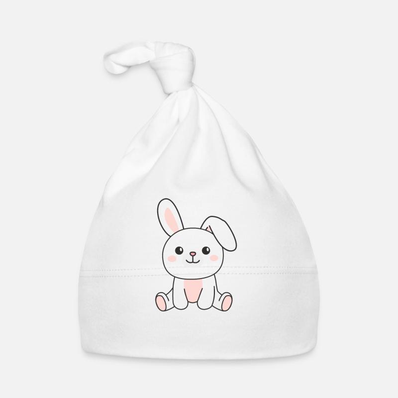 Lapin Lapin Animaux mignons Lapin de Pâques Bonnet bio Bébé