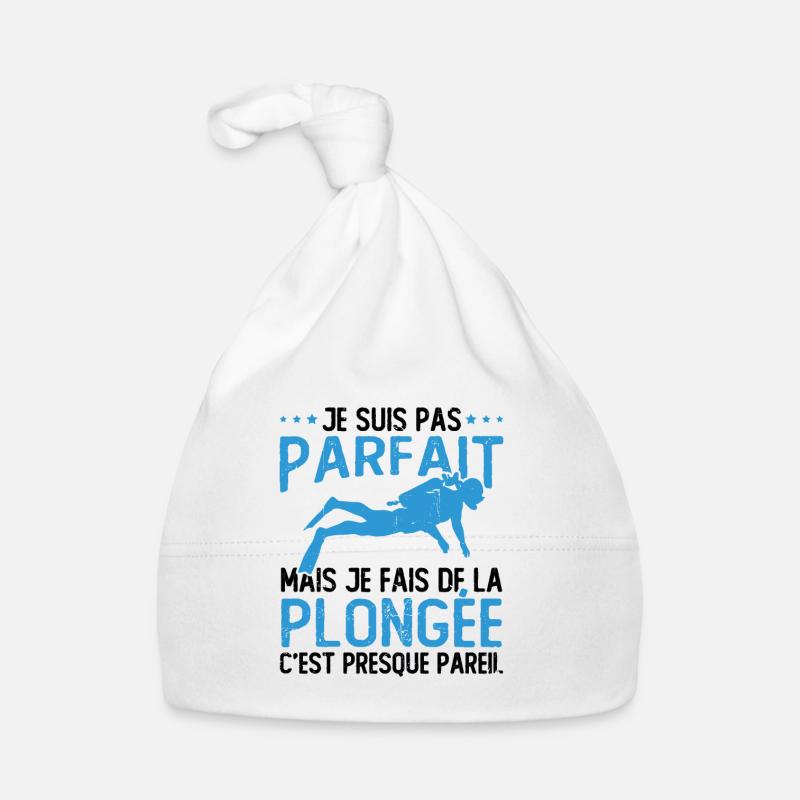 Pas parfait mais je fais de la plongée Bonnet bio Bébé