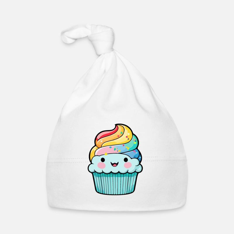 Cupcake Comic Muffin Cake Bonnet bio Bébé