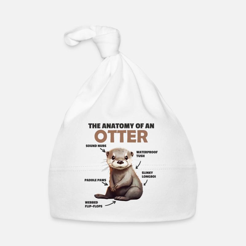 Explication de la loutre douce Anatomie d’une loutre Bonnet bio Bébé