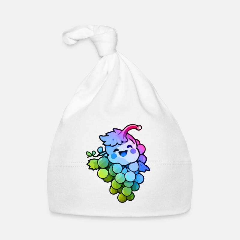 Grape Comic Colorful Organic Baby Cap