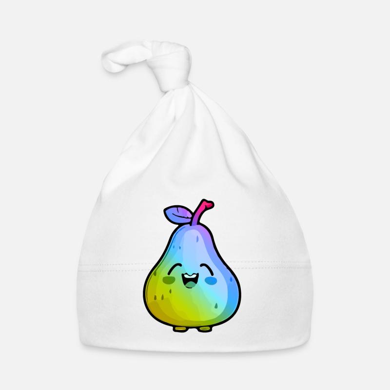 Birne Comic Bunt Baby Bio-Mütze