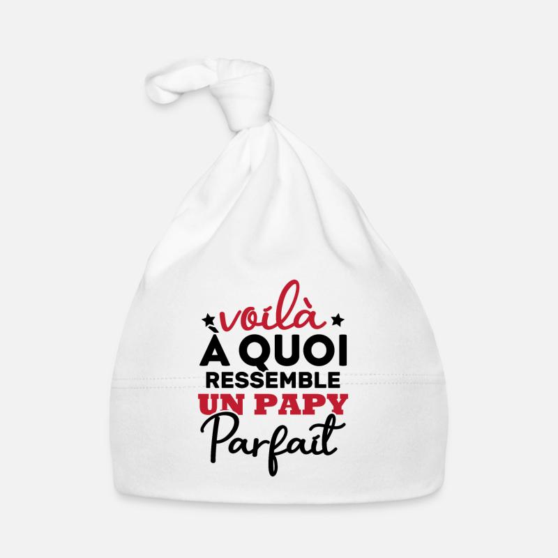 Voilà a quoi ressemble un papy parfait Bonnet bio Bébé