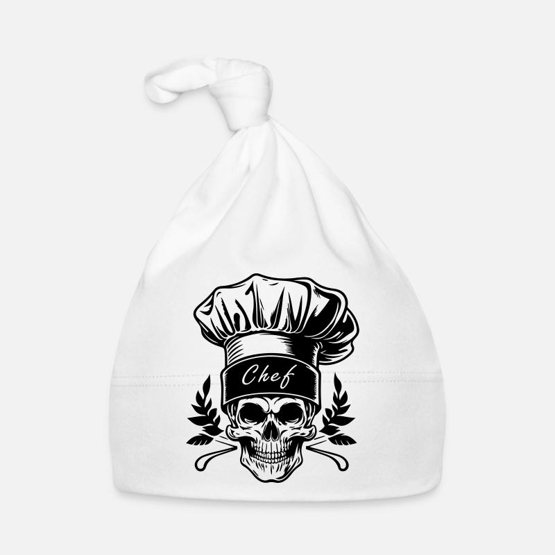 Cuisinier squelette Bonnet bio Bébé