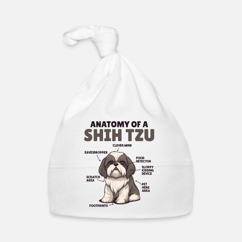 Explication du chien Anatomie d’un Shih Tzu Bonnet bio Bébé
