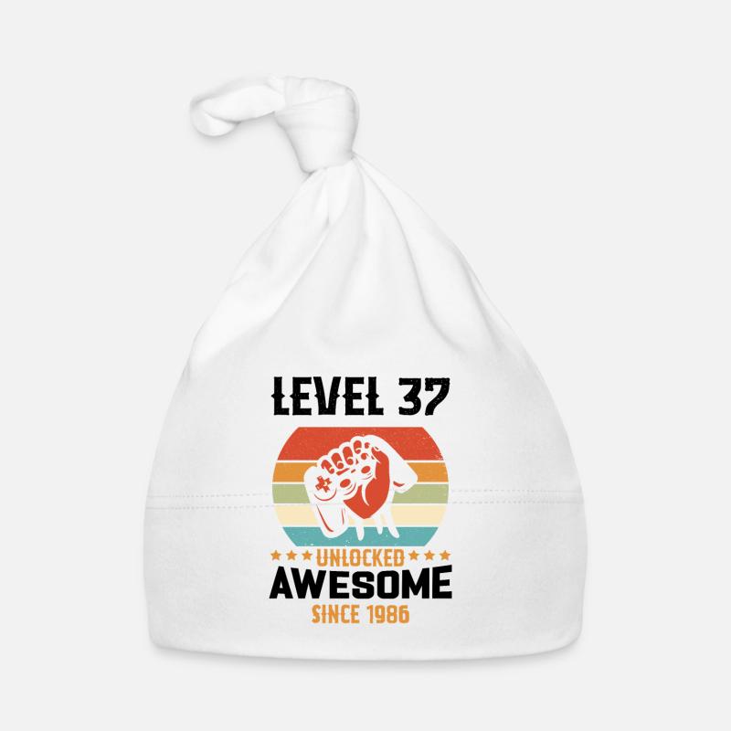 Niveau 37 complete 1986 Cadeau d'anniversaire Bonnet bio Bébé