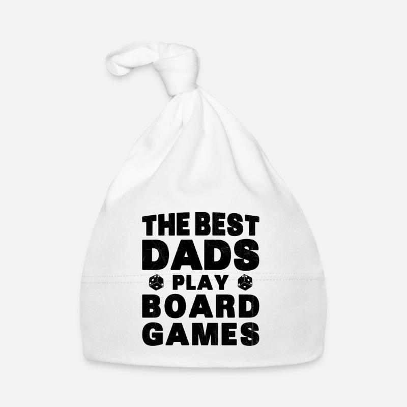 Die besten Väter spielen Geschenk-Brettspiele Baby Bio-Mütze