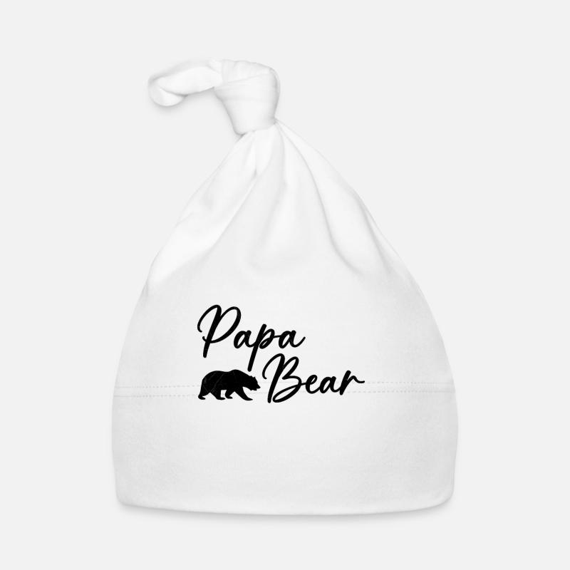 Daddy Bear Humor Father's Day Gift Organic Baby Cap
