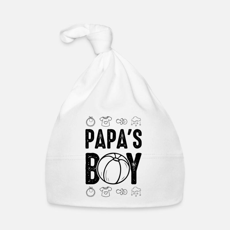 Le garçon de bébé papa Bonnet bio Bébé