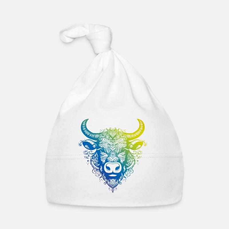 Bulle Mandala Boho Baby Bio-Mütze