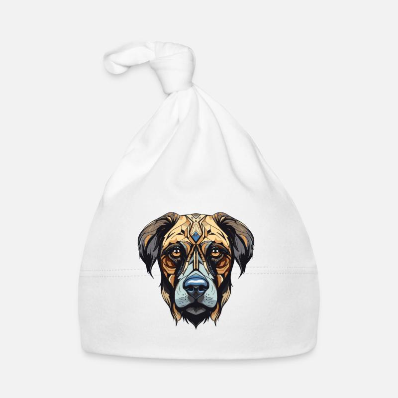 Kangal Dog Portrait Organic Baby Cap